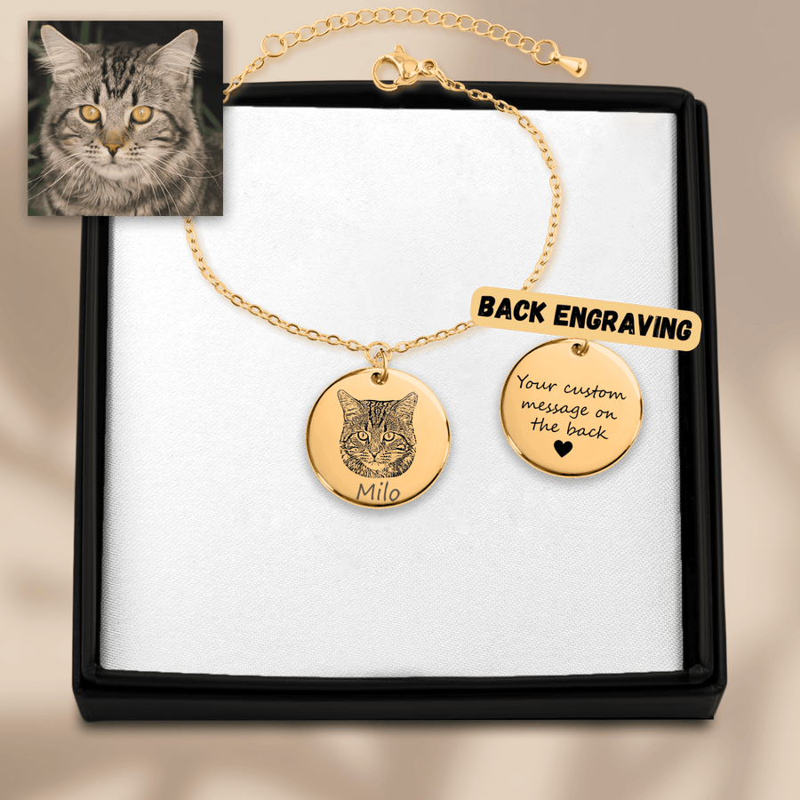 Cat Portrait Bracelet