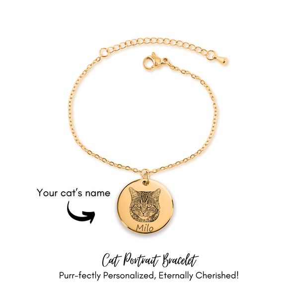 Cat Portrait Bracelet